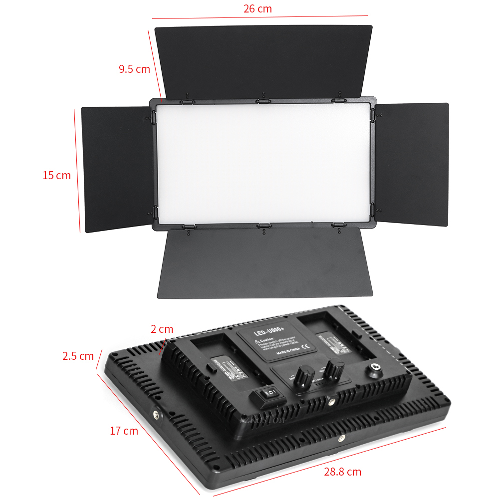 ضوء استوديو صور LED محمول U800 - مراجعة Photography Game وسعره