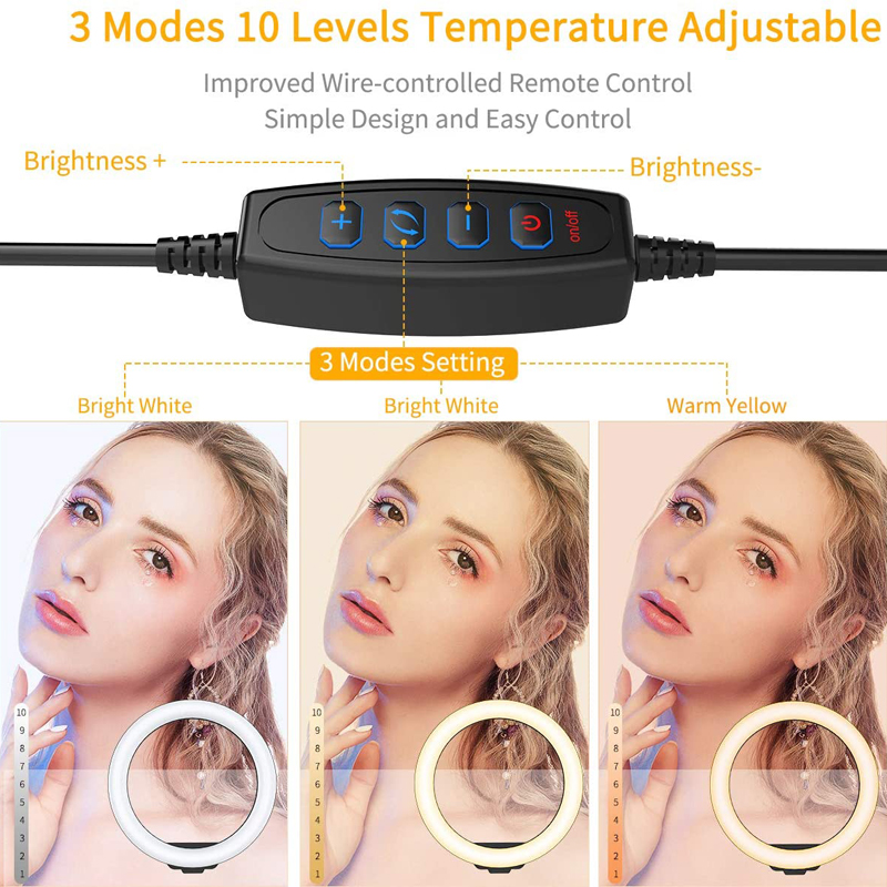 ضوء فيديو دائري LED قابل للتعت - مراجعة Photography Darkroom وسعره