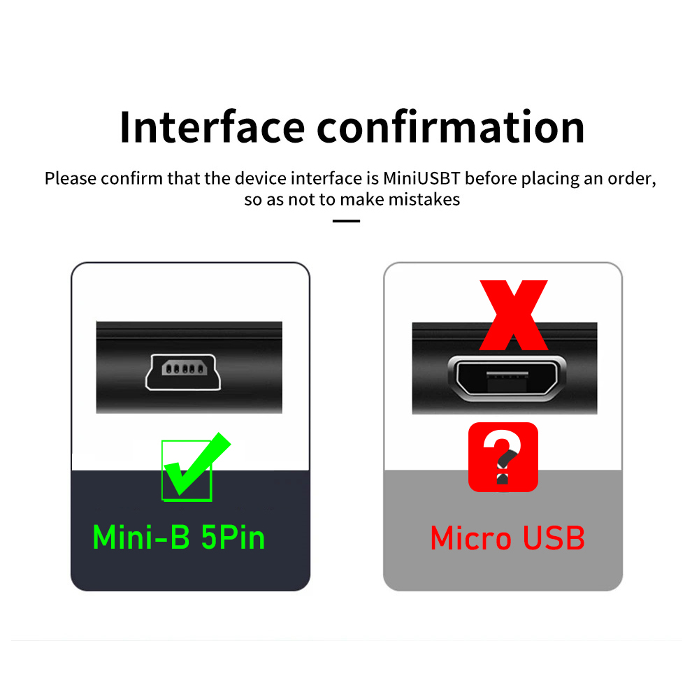 كابل من نوع C إلى Mini USB قصي - مراجعة Photograph Mp3 وسعره