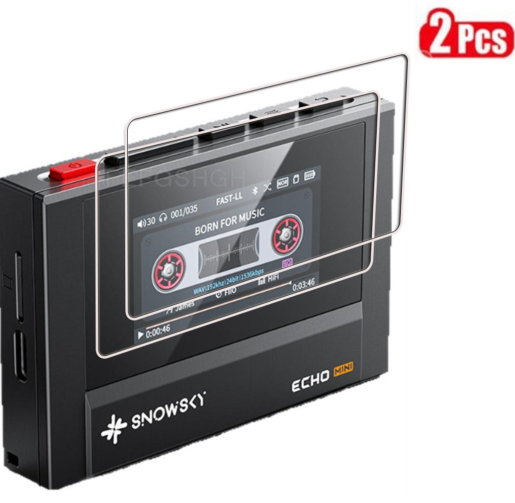 قطعتان من الزجاج المقسى 9H لـ  - مراجعة Photograph Mp3 وسعره